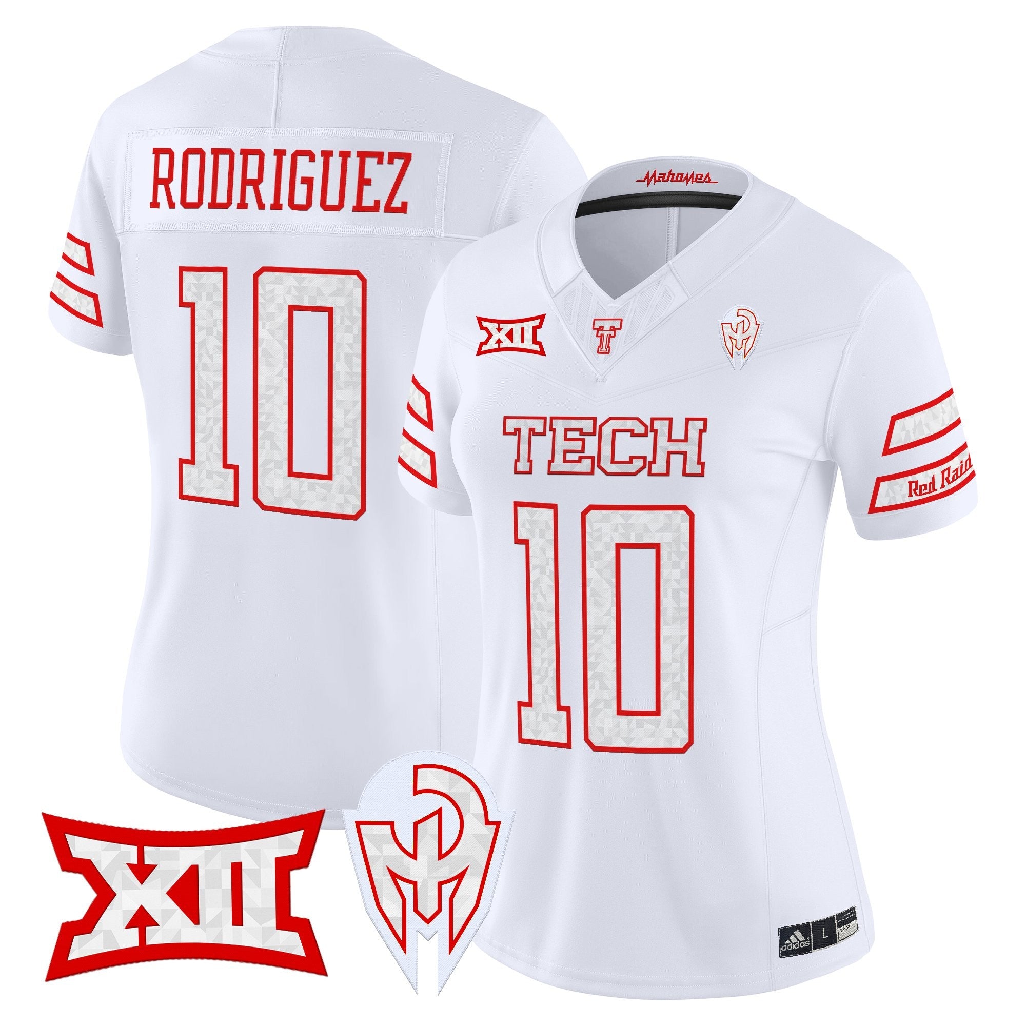 Women's Texas Tech Red Raiders 'Too Cold' Vapor Limited Jersey - Mahomes Collection - All Stitched