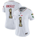 Women's González Las Vegas Raiders Mexico Vapor Limited Jersey - All Stitched