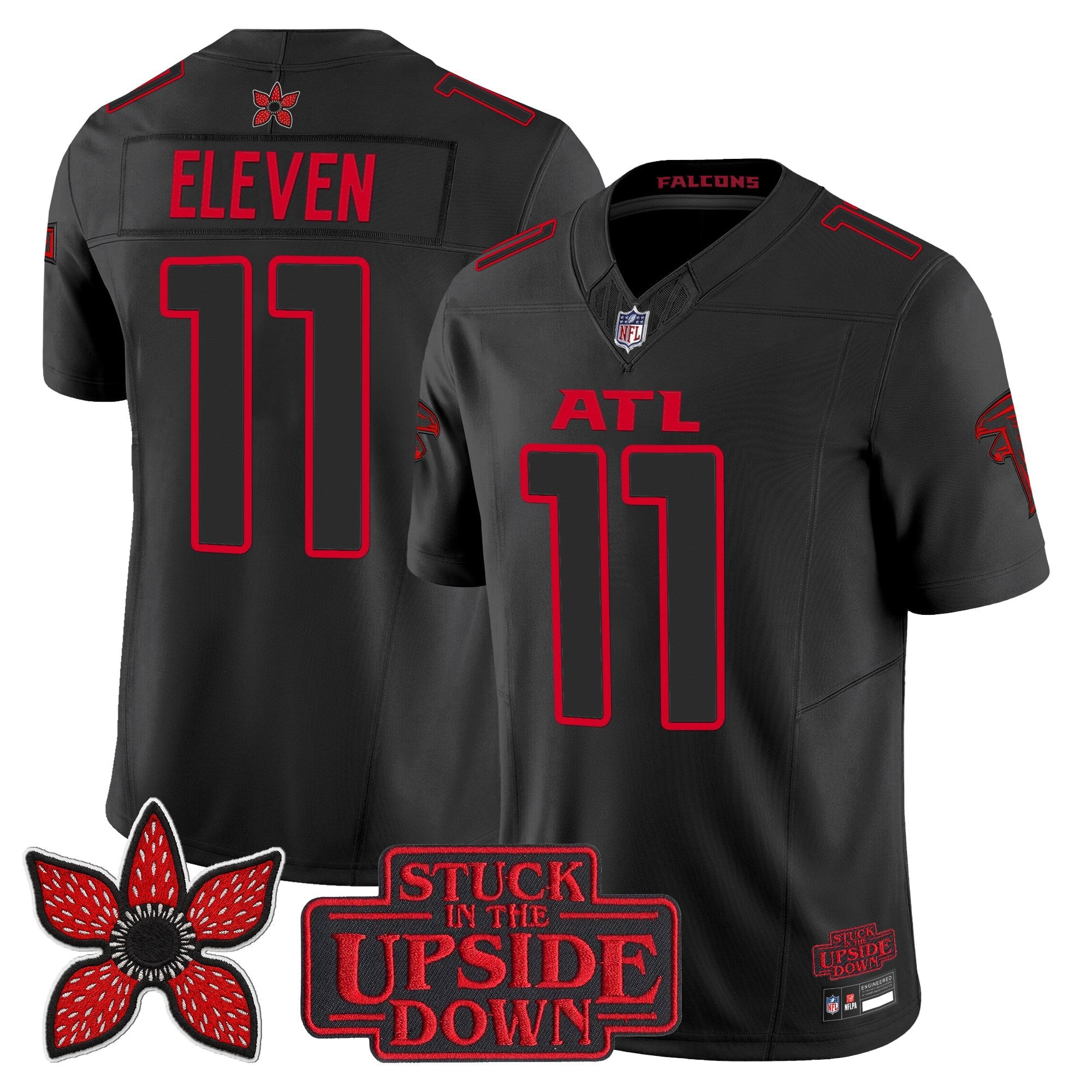 Atlanta Falcons 'Stranger Things Edition' Vapor Limited Jersey - All Stitched