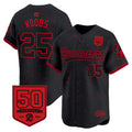 Woods Tampa Bay Buccaneers 'Stranger Things Edition' Baseball Jersey - All Stitched
