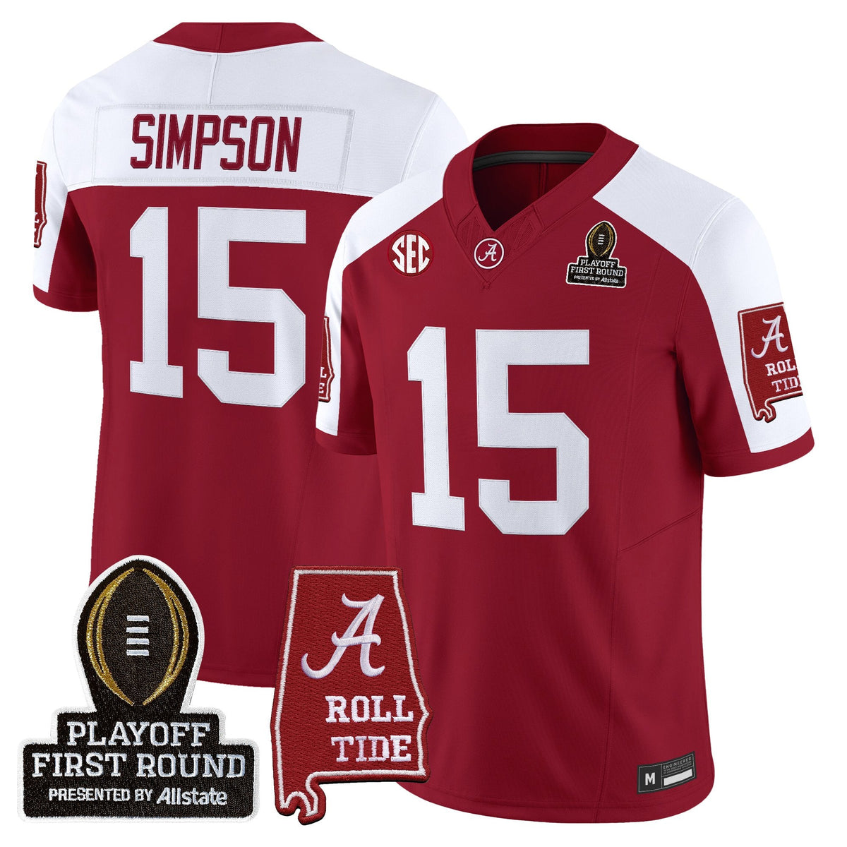 BAMA 2025 Playoff First Round Vapor Limited Jersey