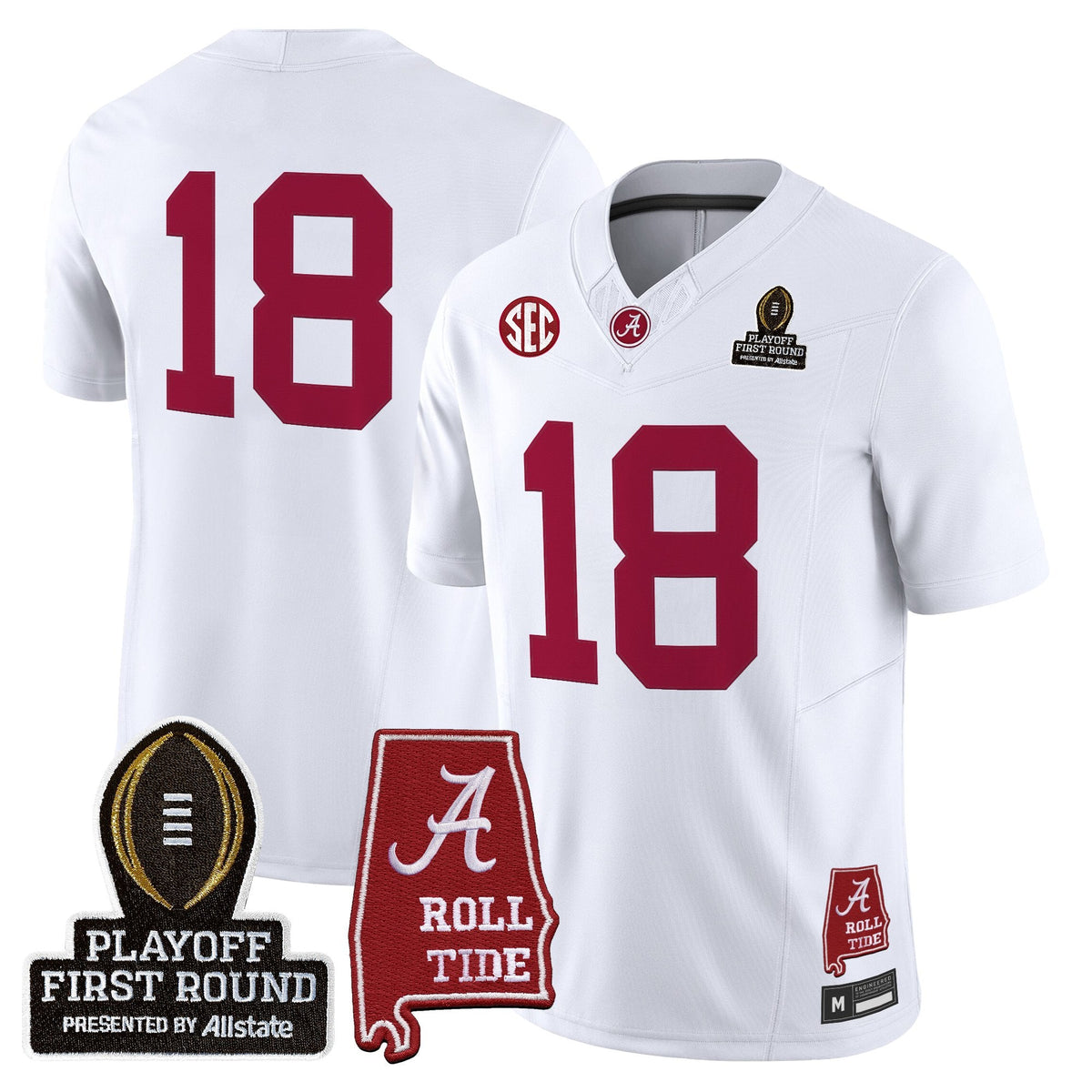 BAMA 2025 Playoff First Round Vapor Limited Jersey