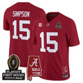 BAMA 2025 Playoff First Round Vapor Limited Jersey