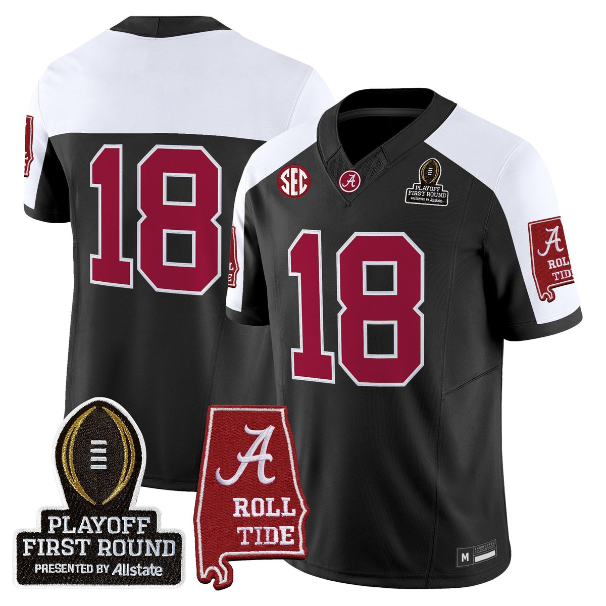 BAMA 2025 Playoff First Round Vapor Limited Jersey