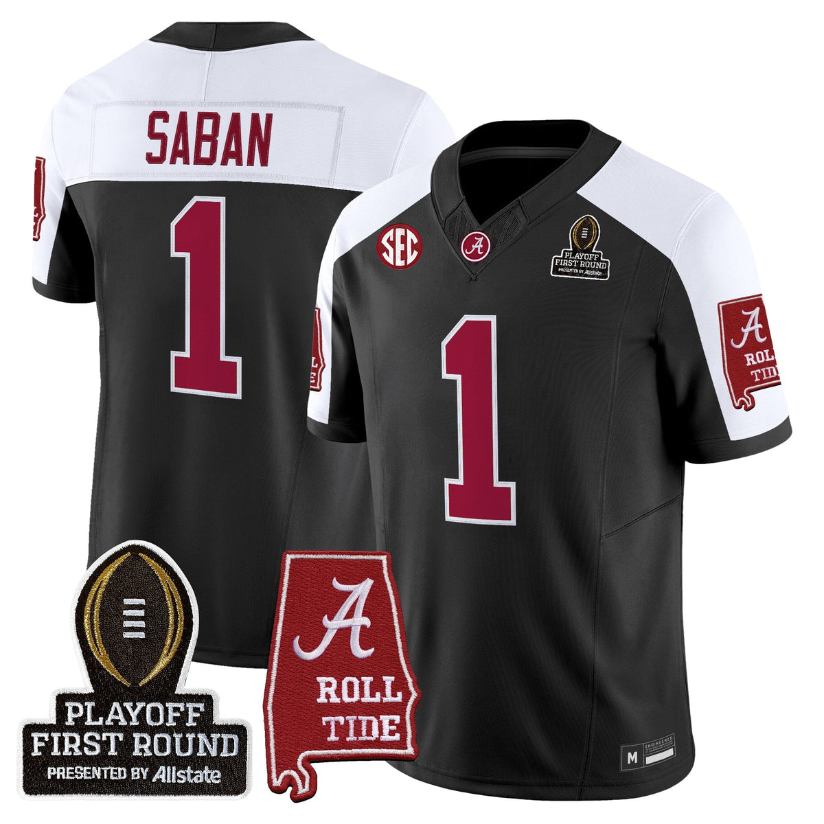 BAMA 2025 Playoff First Round Vapor Limited Jersey