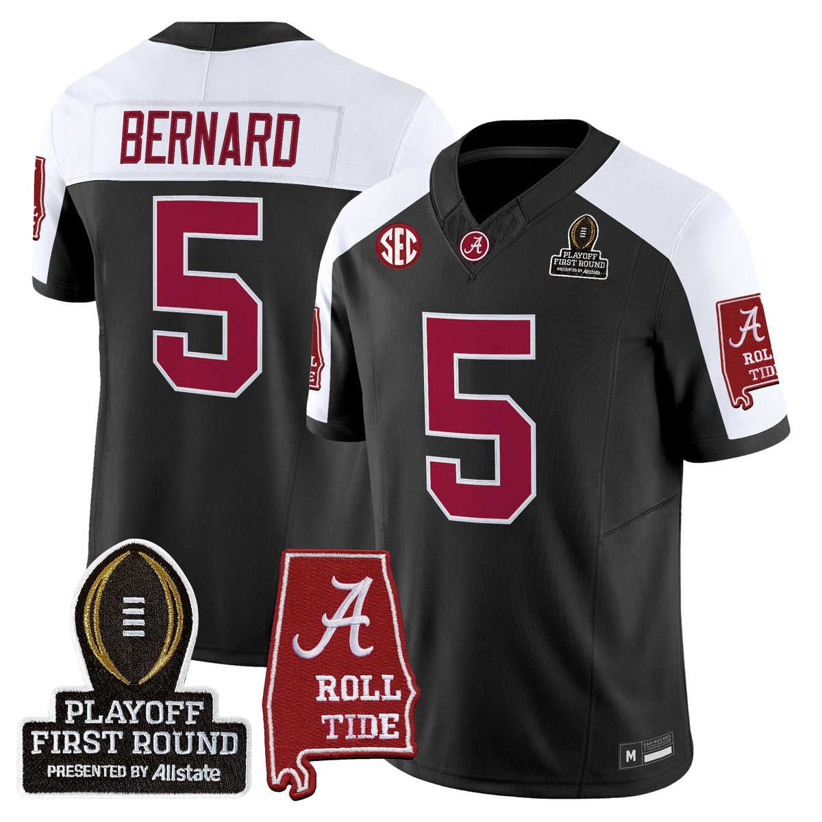 BAMA 2025 Playoff First Round Vapor Limited Jersey