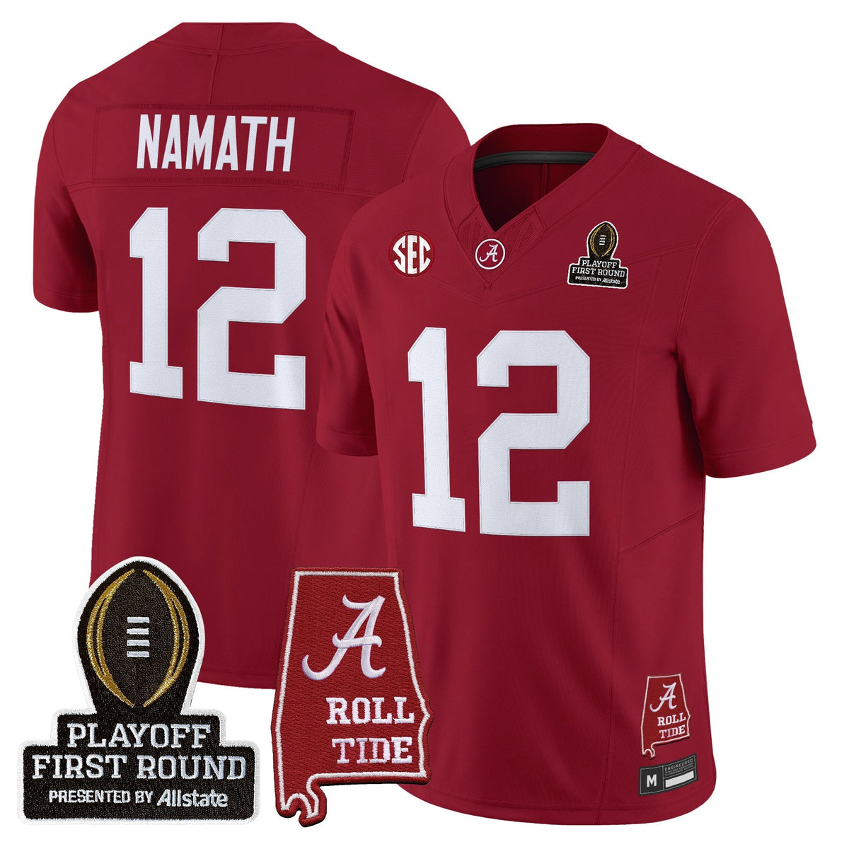 BAMA 2025 Playoff First Round Vapor Limited Jersey
