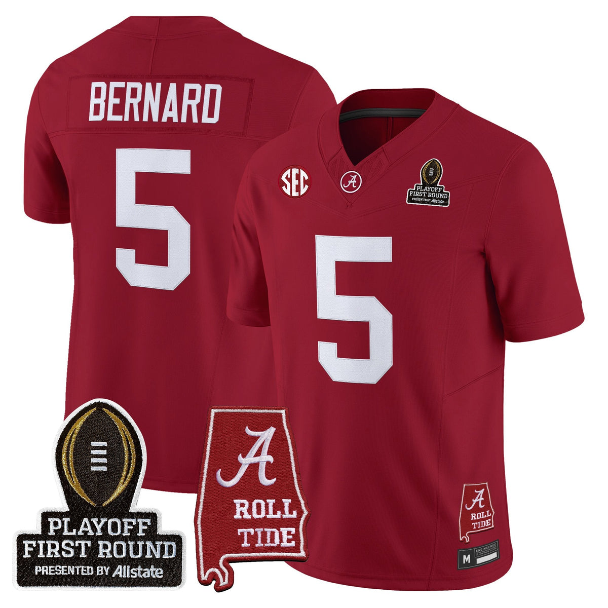 BAMA 2025 Playoff First Round Vapor Limited Jersey