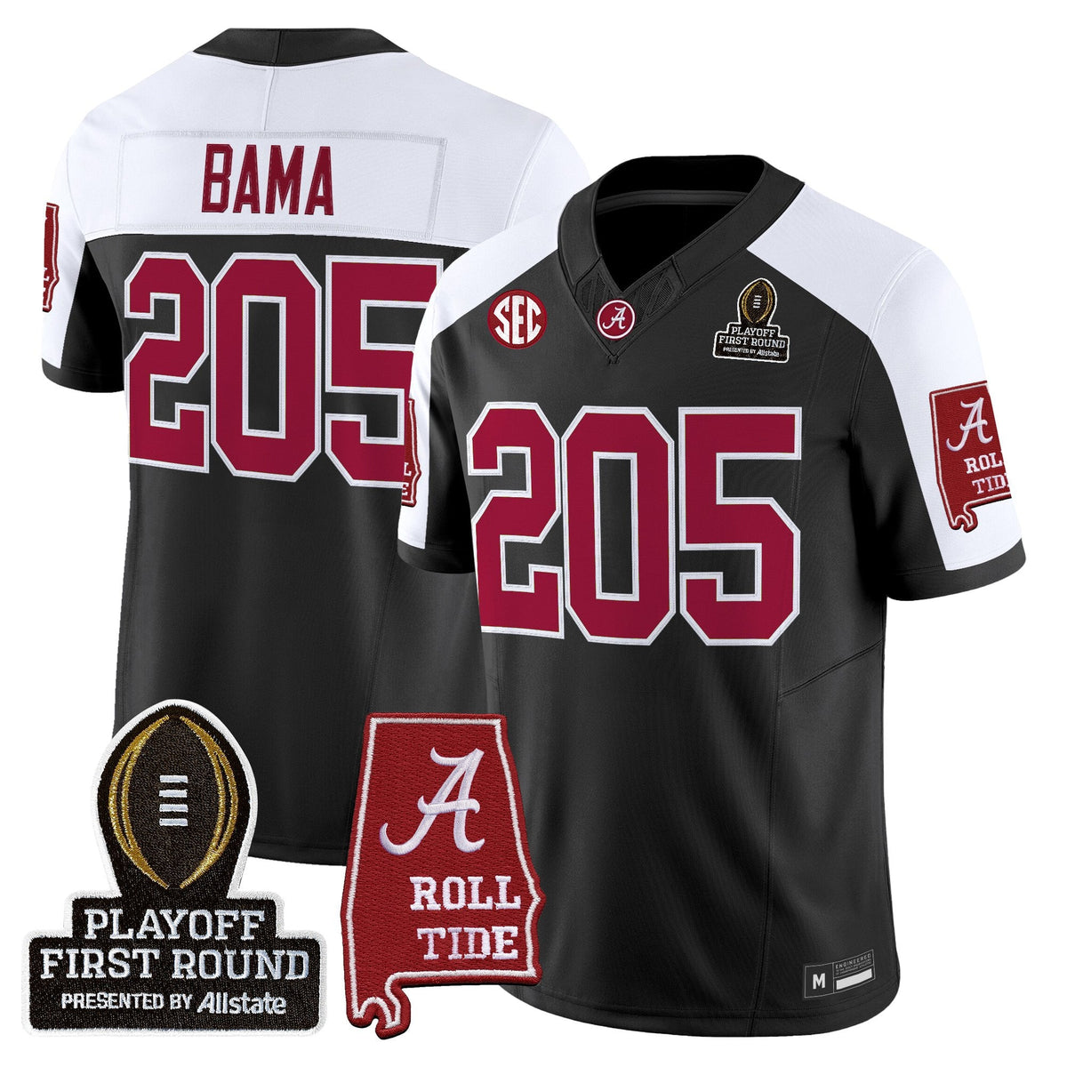BAMA 2025 Playoff First Round Vapor Limited Jersey