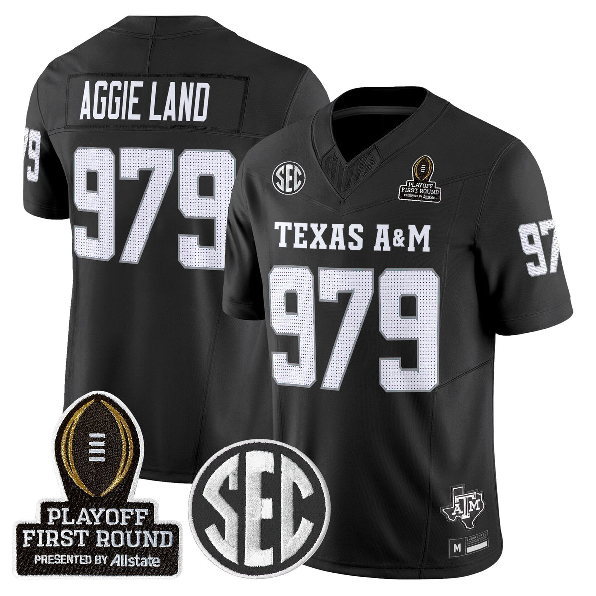 Aggies 2025 Playoff First Round Vapor Limited Jersey