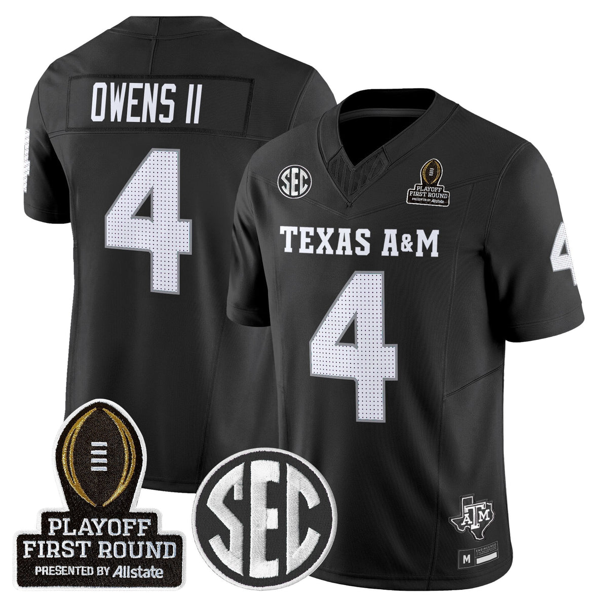 Aggies 2025 Playoff First Round Vapor Limited Jersey