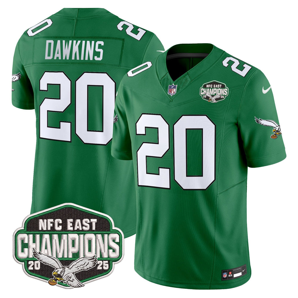 Men's Philadelphia Eagles 2025 NFC East Division Champions Vapor Limited Jersey - All Stitched