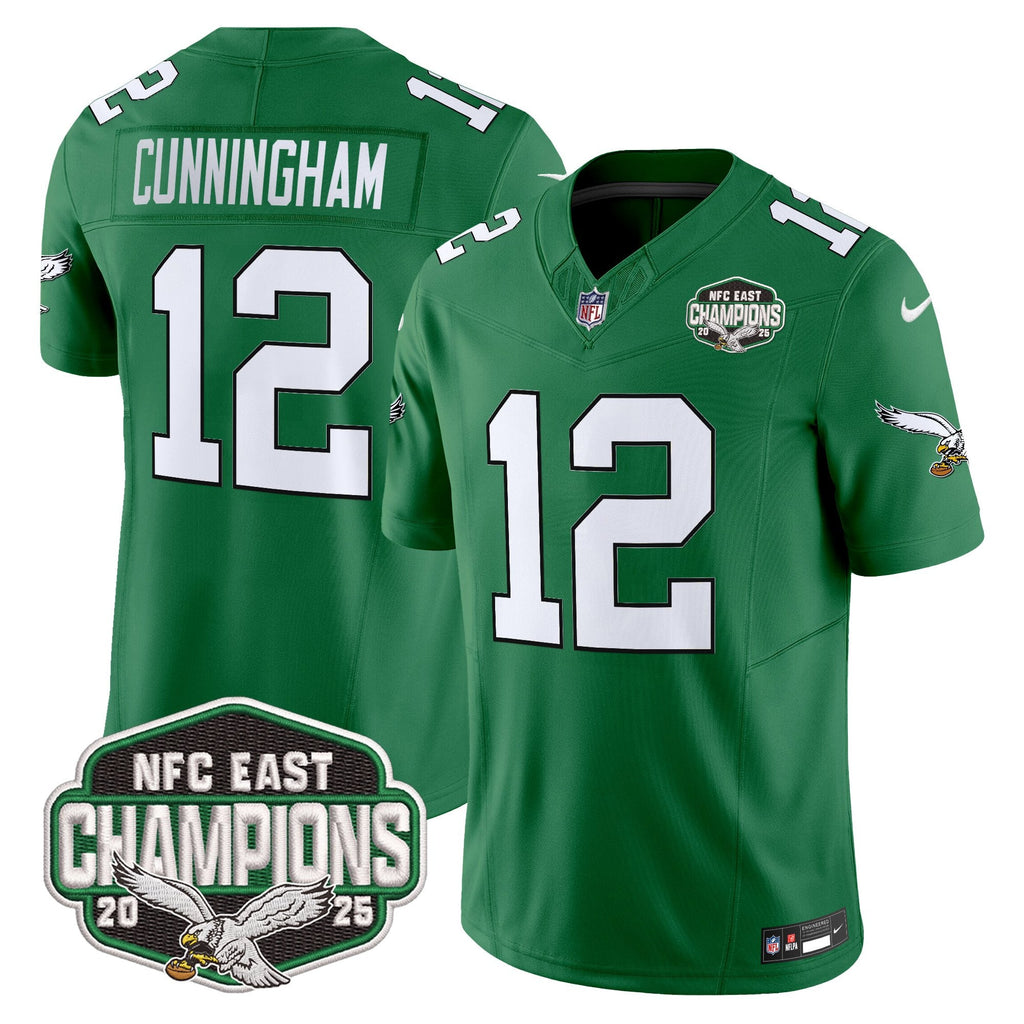 Men's Philadelphia Eagles 2025 NFC East Division Champions Vapor Limited Jersey - All Stitched