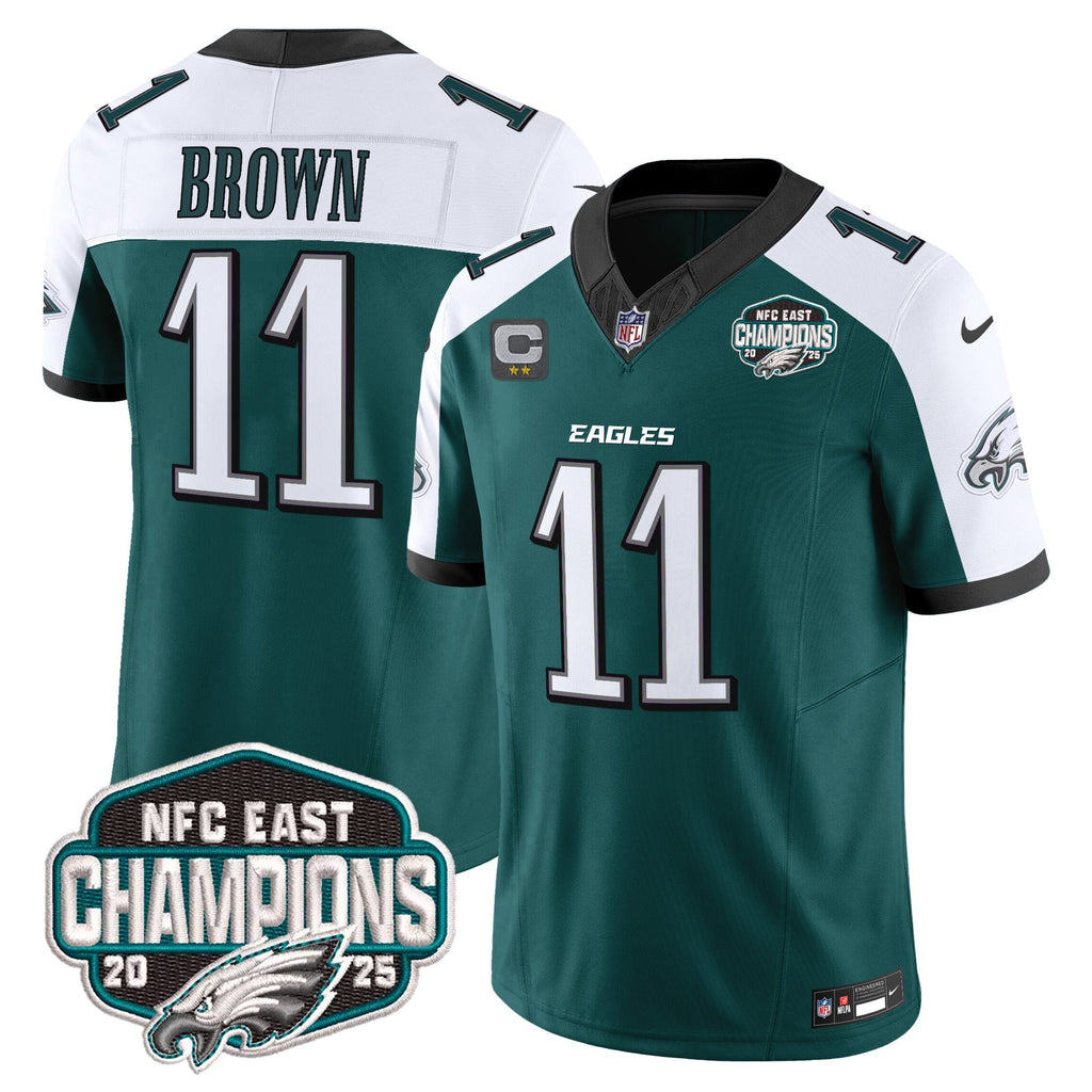 Men's Philadelphia Eagles 2025 NFC East Division Champions Vapor Limited Jersey - All Stitched