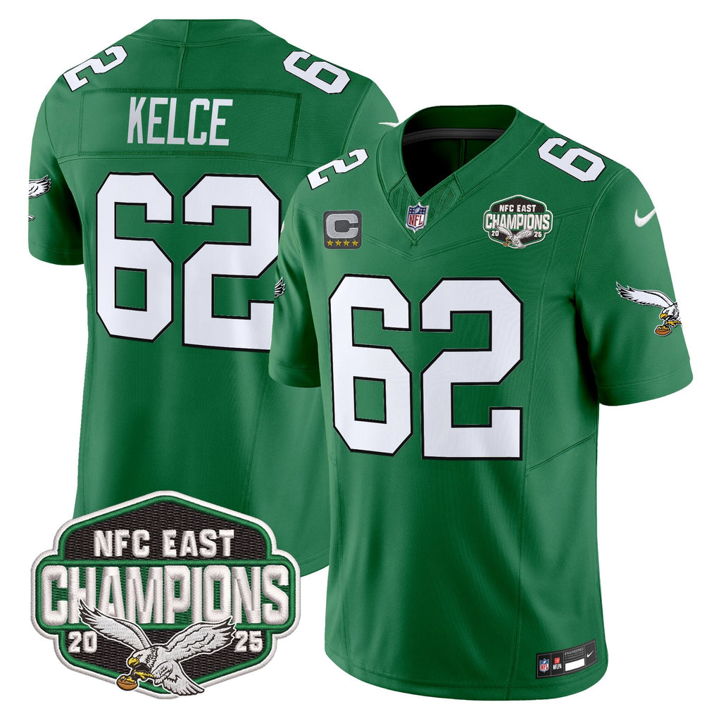 Men's Philadelphia Eagles 2025 NFC East Division Champions Vapor Limited Jersey - All Stitched