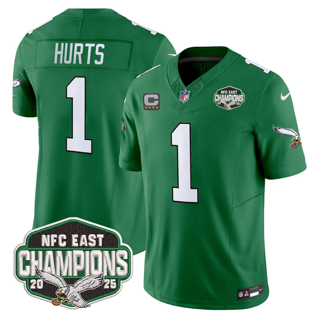 Men's Philadelphia Eagles 2025 NFC East Division Champions Vapor Limited Jersey - All Stitched