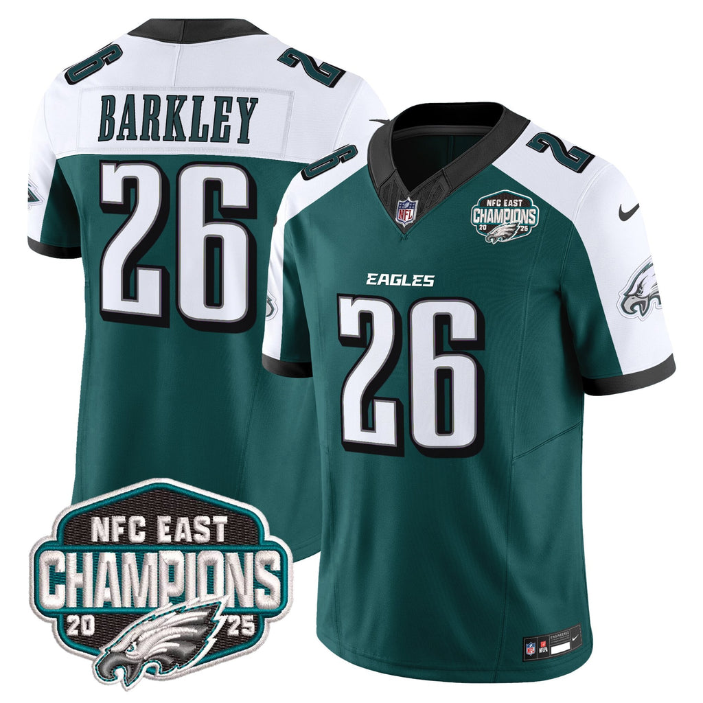Men's Philadelphia Eagles 2025 NFC East Division Champions Vapor Limited Jersey - All Stitched