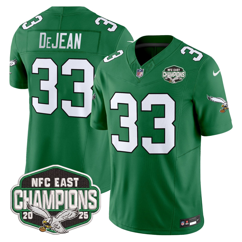 Men's Philadelphia Eagles 2025 NFC East Division Champions Vapor Limited Jersey - All Stitched