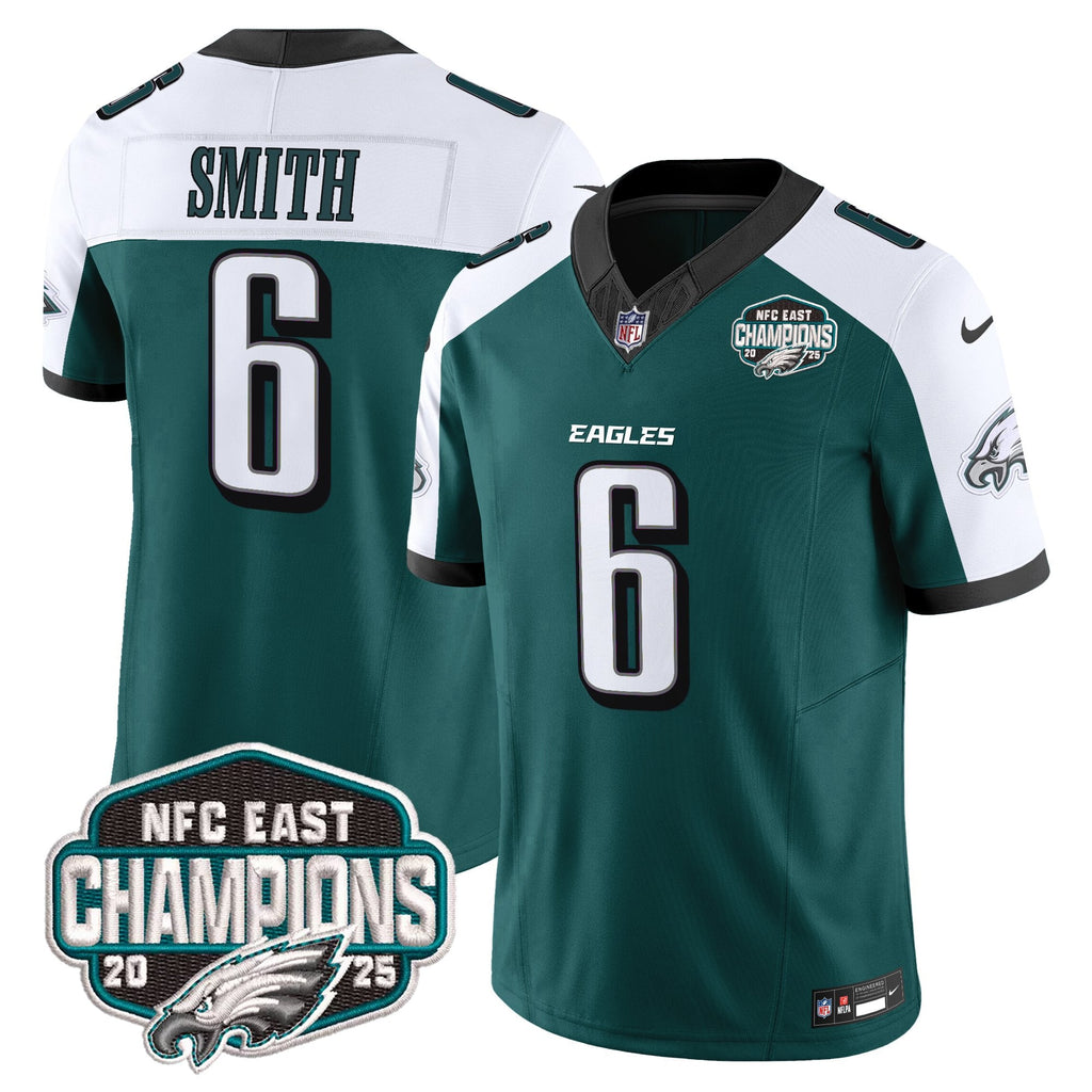 Men's Philadelphia Eagles 2025 NFC East Division Champions Vapor Limited Jersey - All Stitched