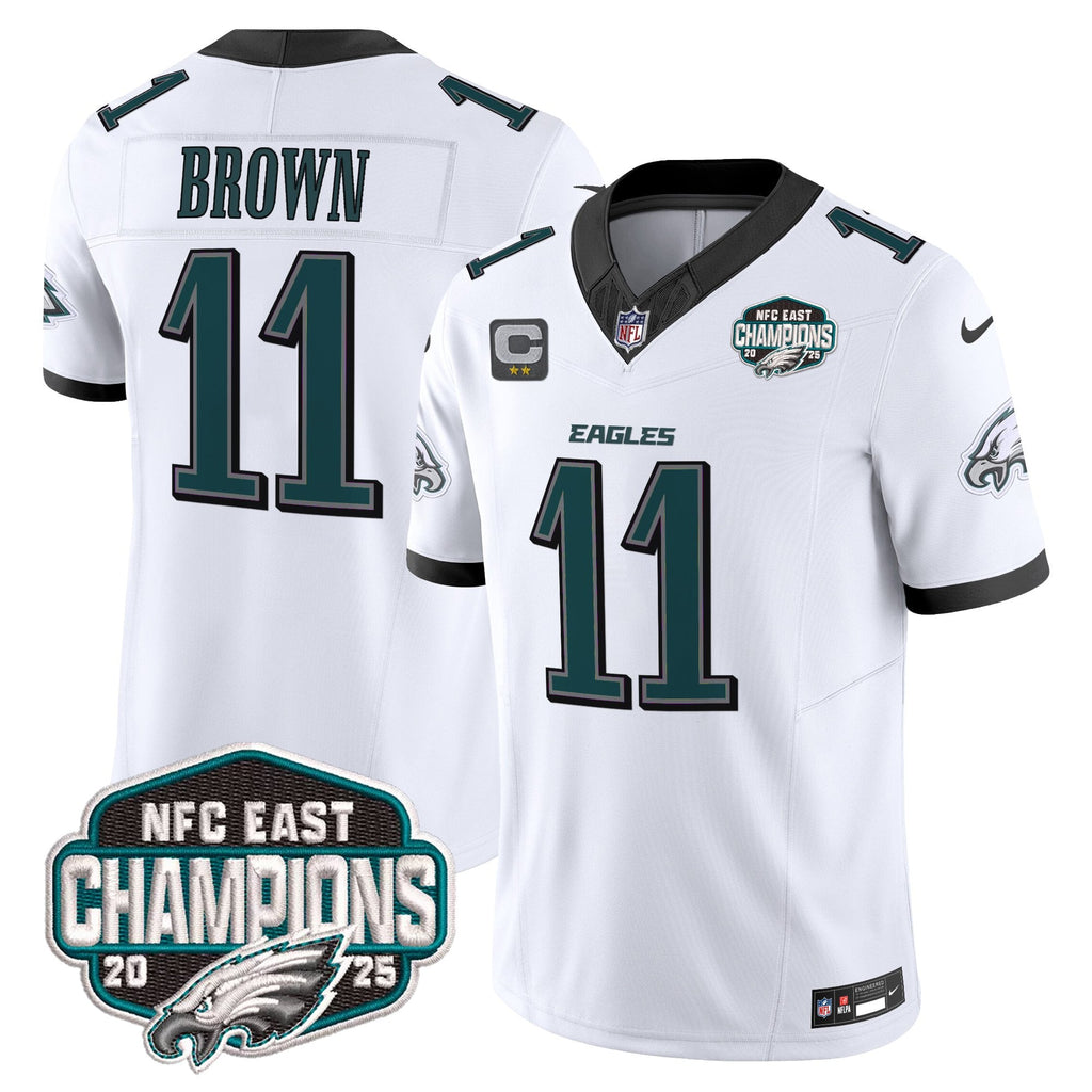 Men's Philadelphia Eagles 2025 NFC East Division Champions Vapor Limited Jersey - All Stitched