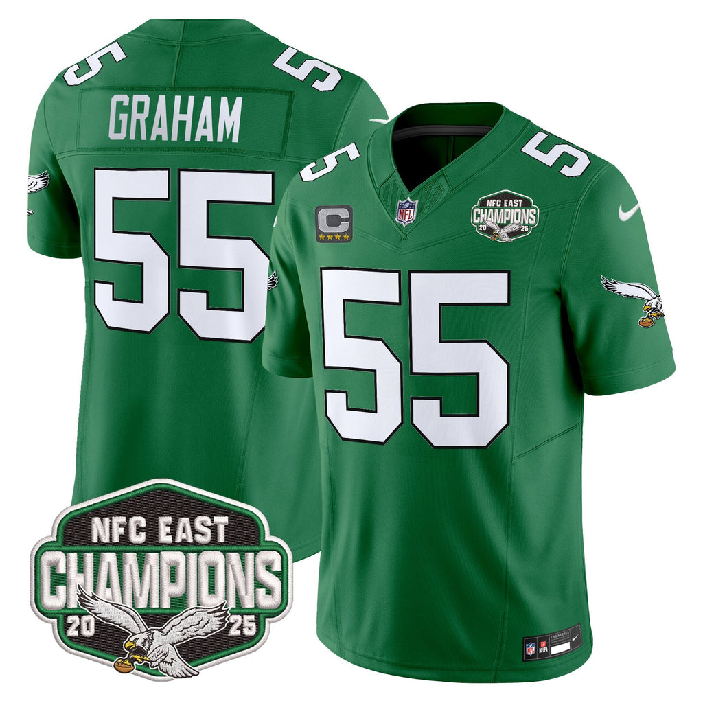 Men's Philadelphia Eagles 2025 NFC East Division Champions Vapor Limited Jersey - All Stitched