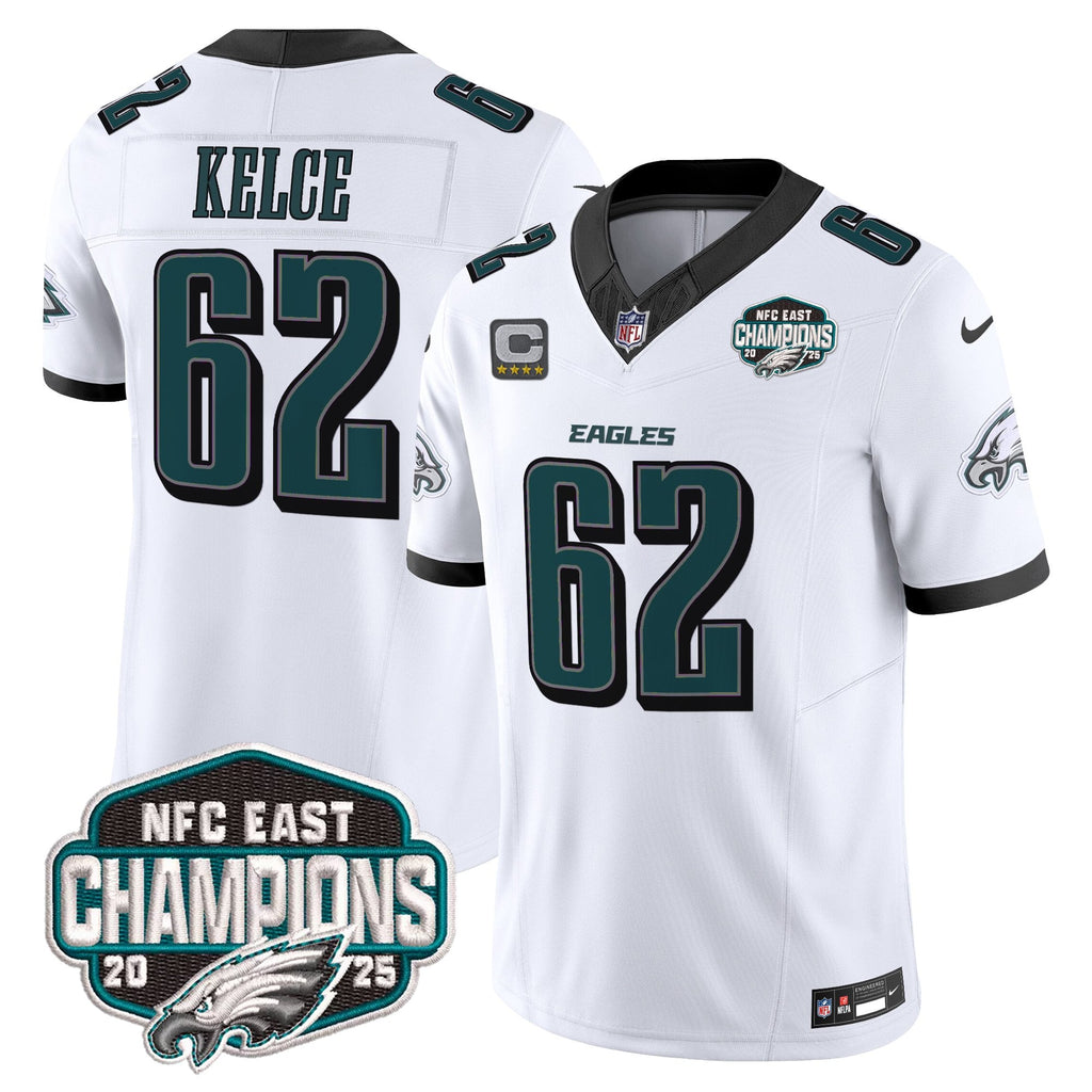 Men's Philadelphia Eagles 2025 NFC East Division Champions Vapor Limited Jersey - All Stitched