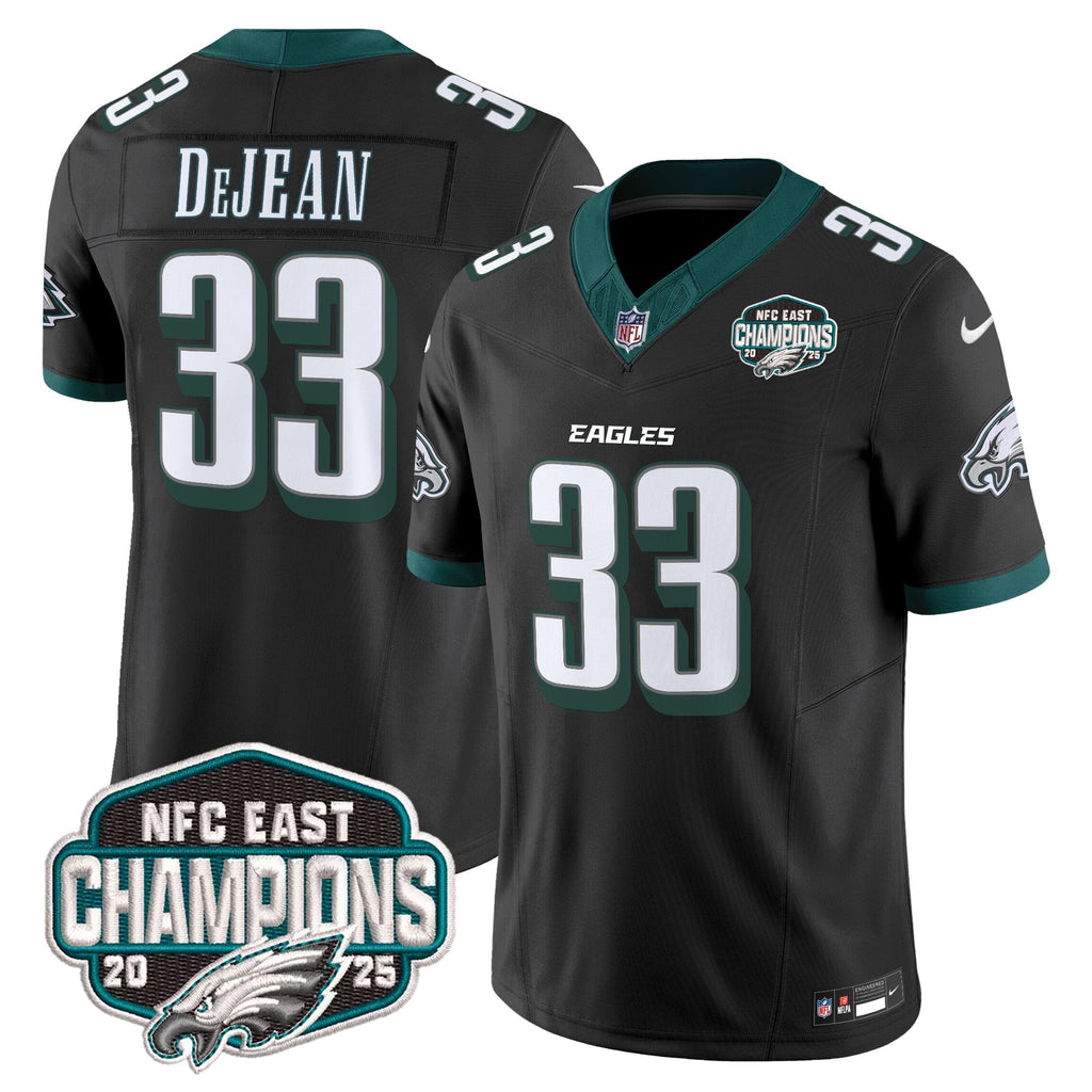 Men's Philadelphia Eagles 2025 NFC East Division Champions Vapor Limited Jersey - All Stitched
