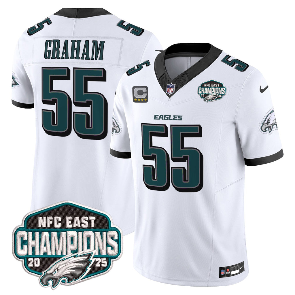 Men's Philadelphia Eagles 2025 NFC East Division Champions Vapor Limited Jersey - All Stitched