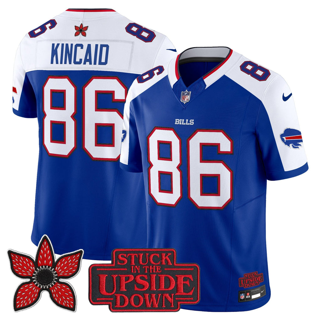 Men's Buffalo Bills 'Stranger Things Edition' Vapor Limited Jersey V2 - All Stitched