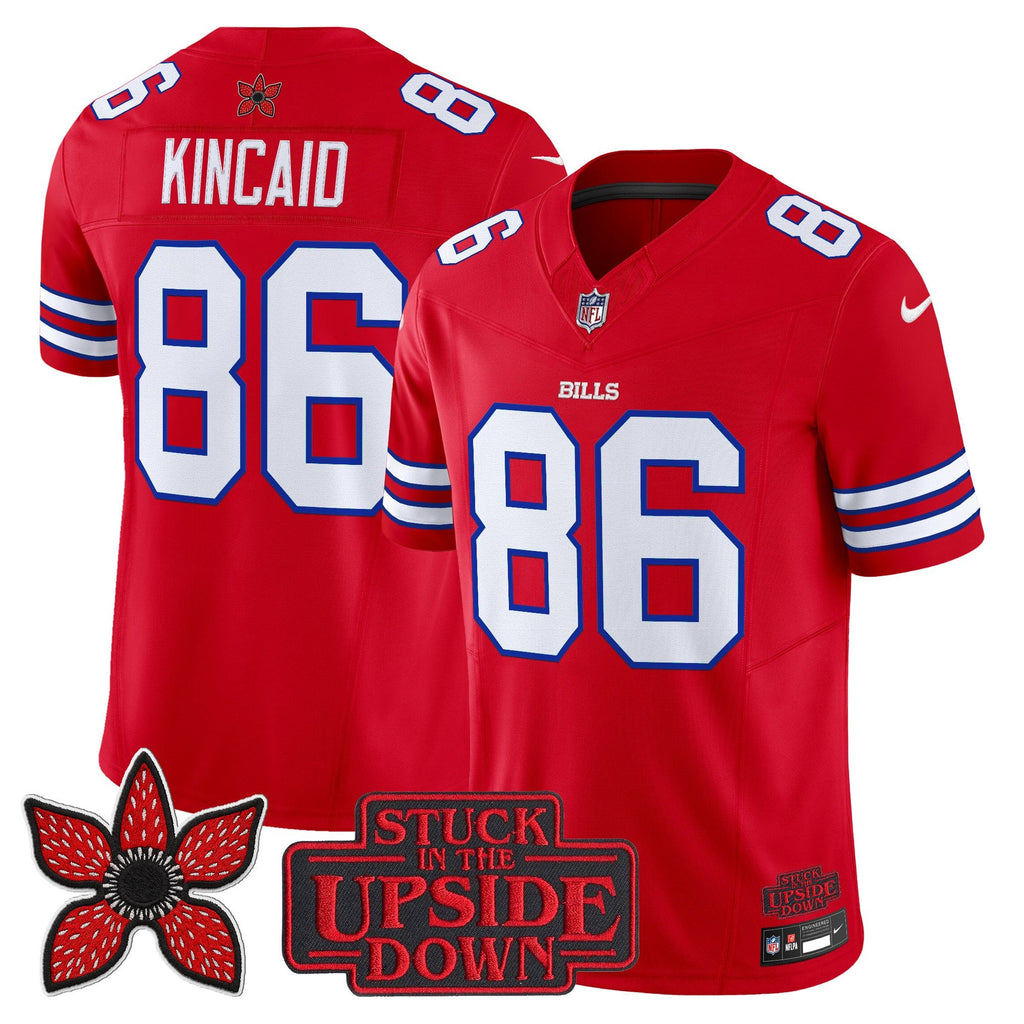 Men's Buffalo Bills 'Stranger Things Edition' Vapor Limited Jersey V2 - All Stitched