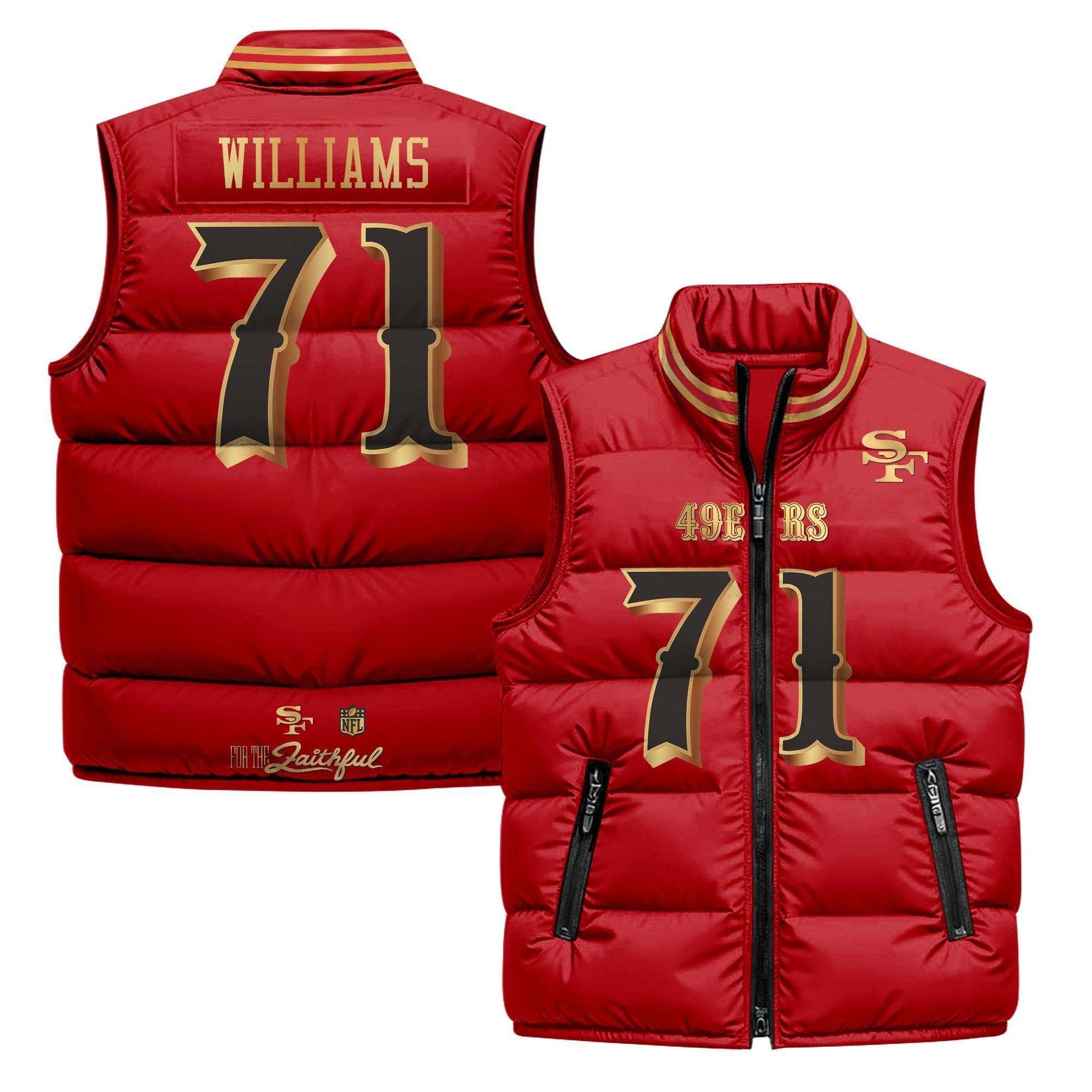 San Francisco 49ers “Rivalries” Puffer Vest
