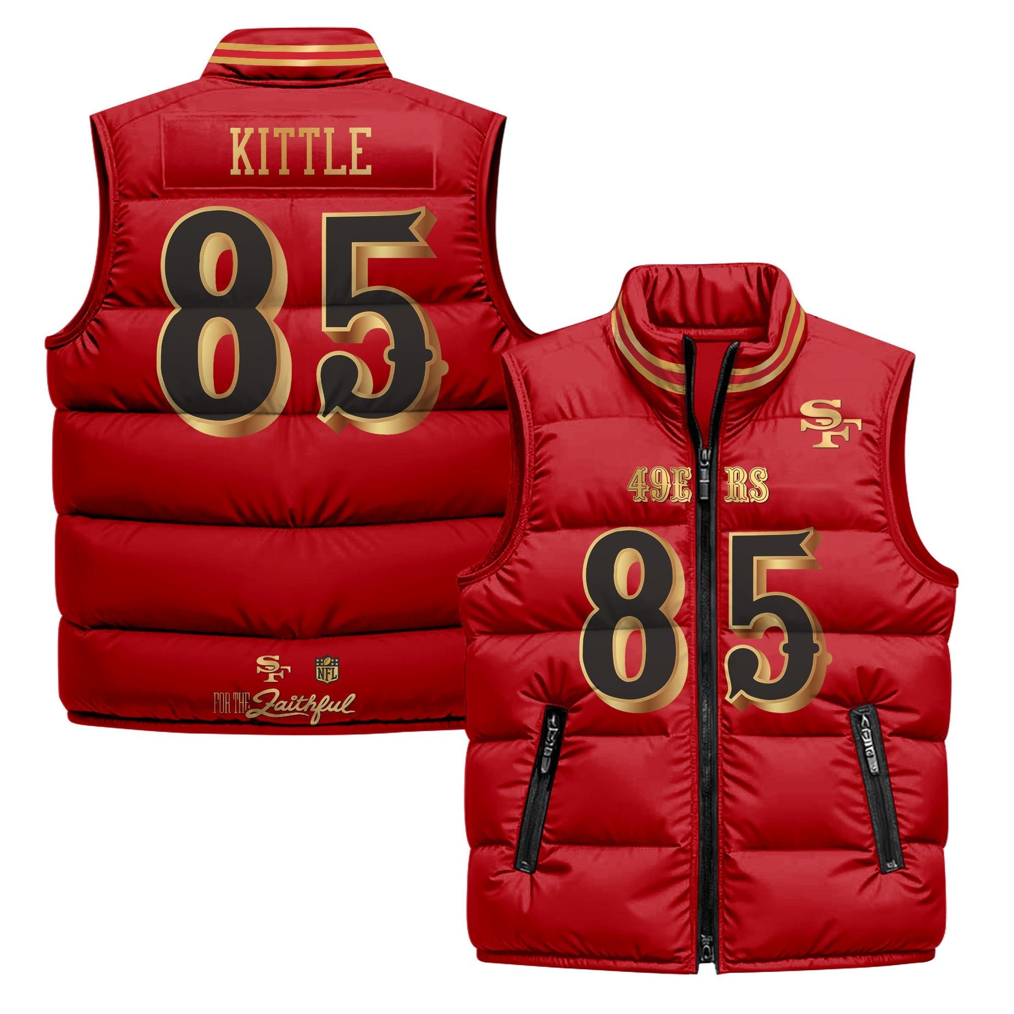 San Francisco 49ers “Rivalries” Puffer Vest