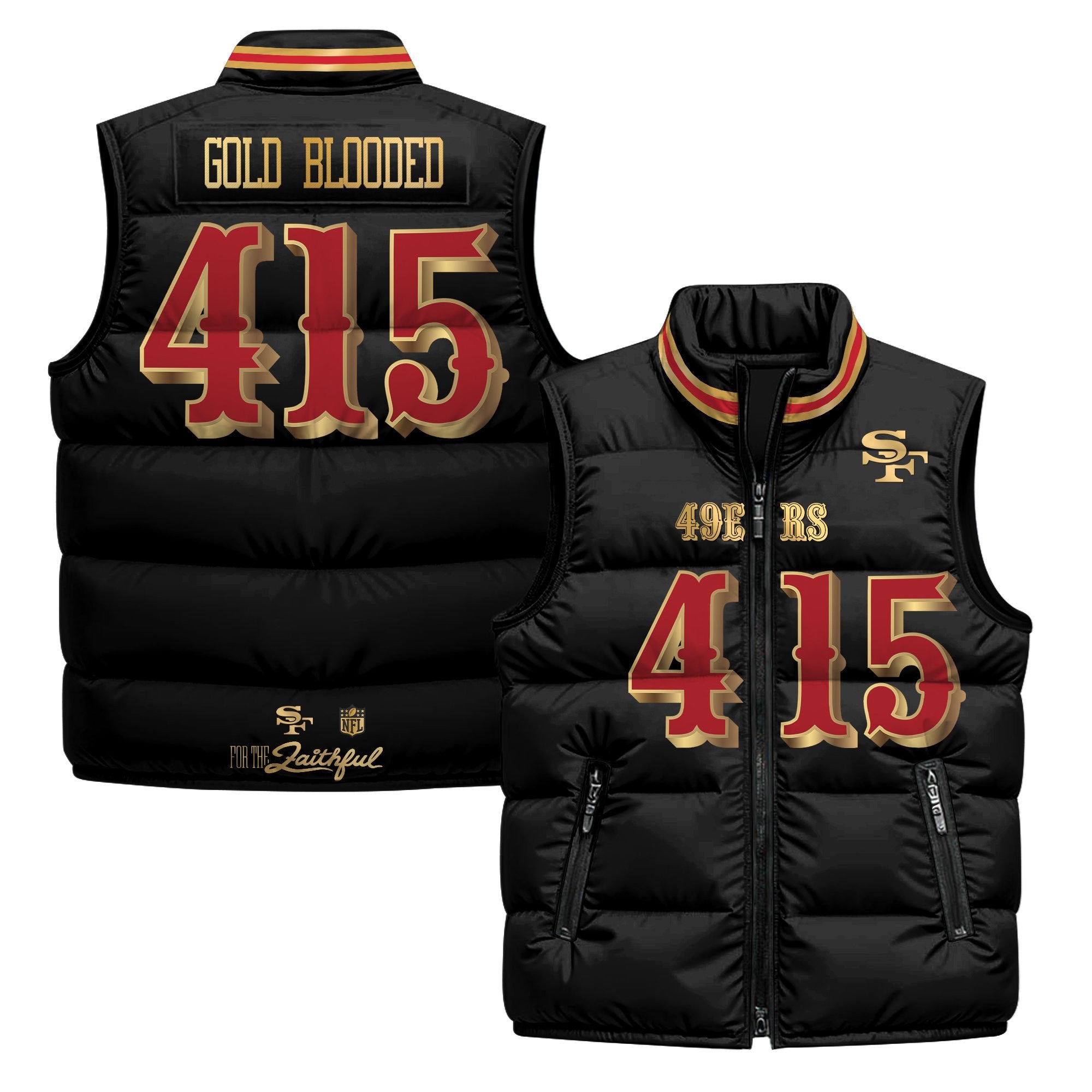 San Francisco 49ers “Rivalries” Puffer Vest