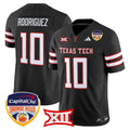 Men's Texas Tech Red Raiders 2025 Orange Bowl Vapor Limited Jersey V2 - All Stitched
