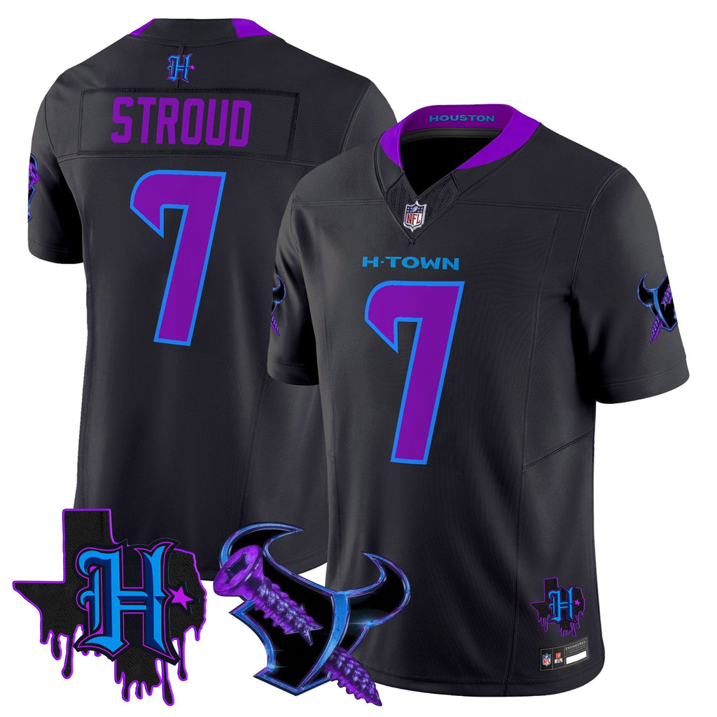 Men's Houston Texans DJ Screw Vapor Limited Jersey - All Stitched