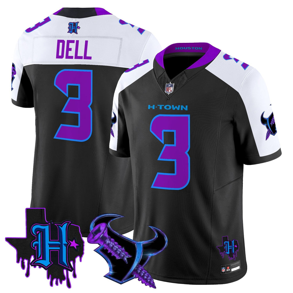 Men's Houston Texans DJ Screw Vapor Limited Jersey - All Stitched