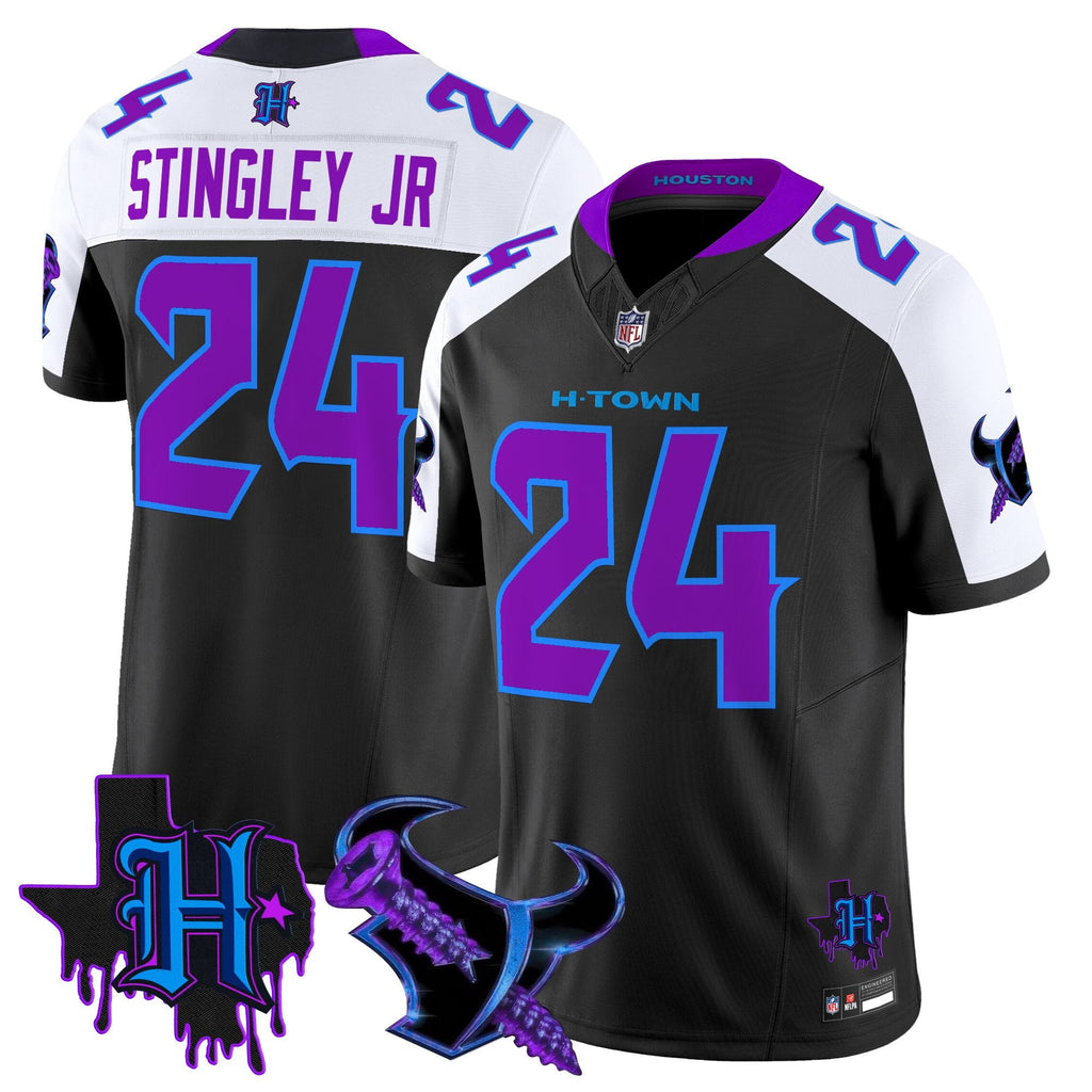 Men's Houston Texans DJ Screw Vapor Limited Jersey - All Stitched