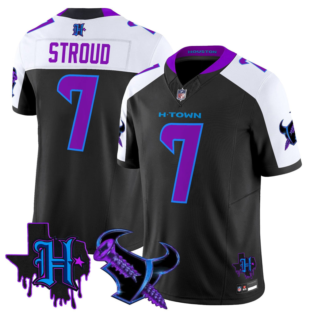 Men's Houston Texans DJ Screw Vapor Limited Jersey - All Stitched