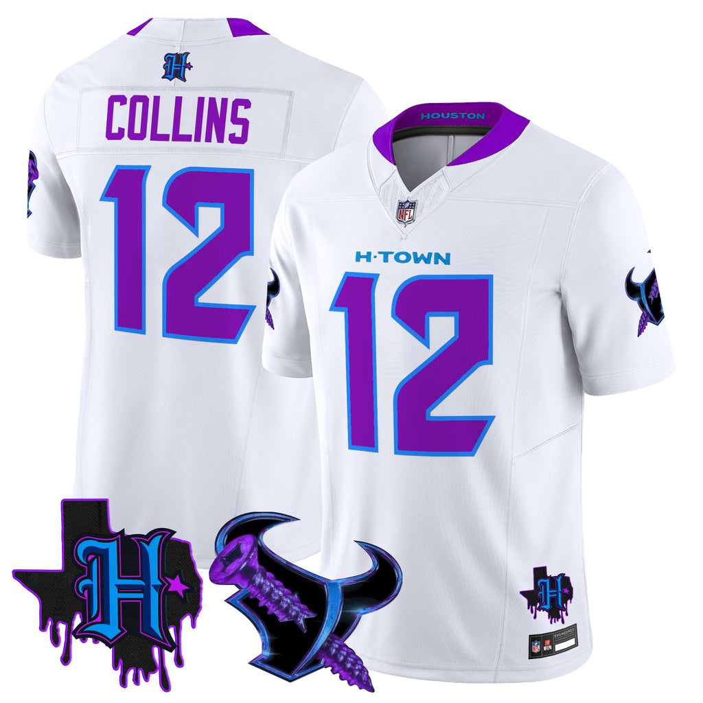 Men's Houston Texans DJ Screw Vapor Limited Jersey - All Stitched