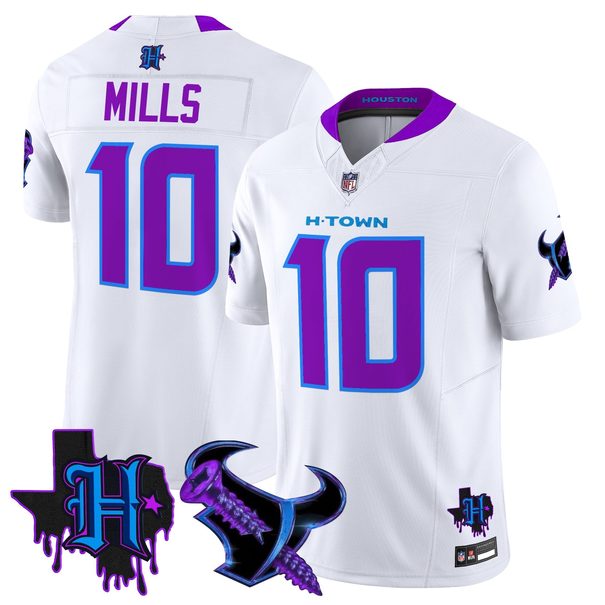 Men's Houston Texans DJ Screw Vapor Limited Jersey - All Stitched