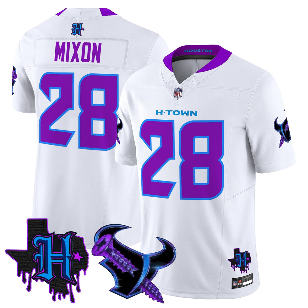 Men's Houston Texans DJ Screw Vapor Limited Jersey - All Stitched