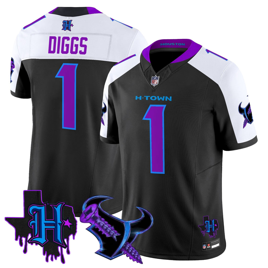 Men's Houston Texans DJ Screw Vapor Limited Jersey - All Stitched