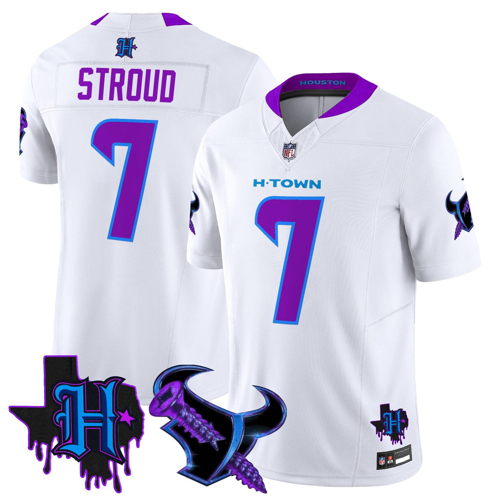 Men's Houston Texans DJ Screw Vapor Limited Jersey - All Stitched