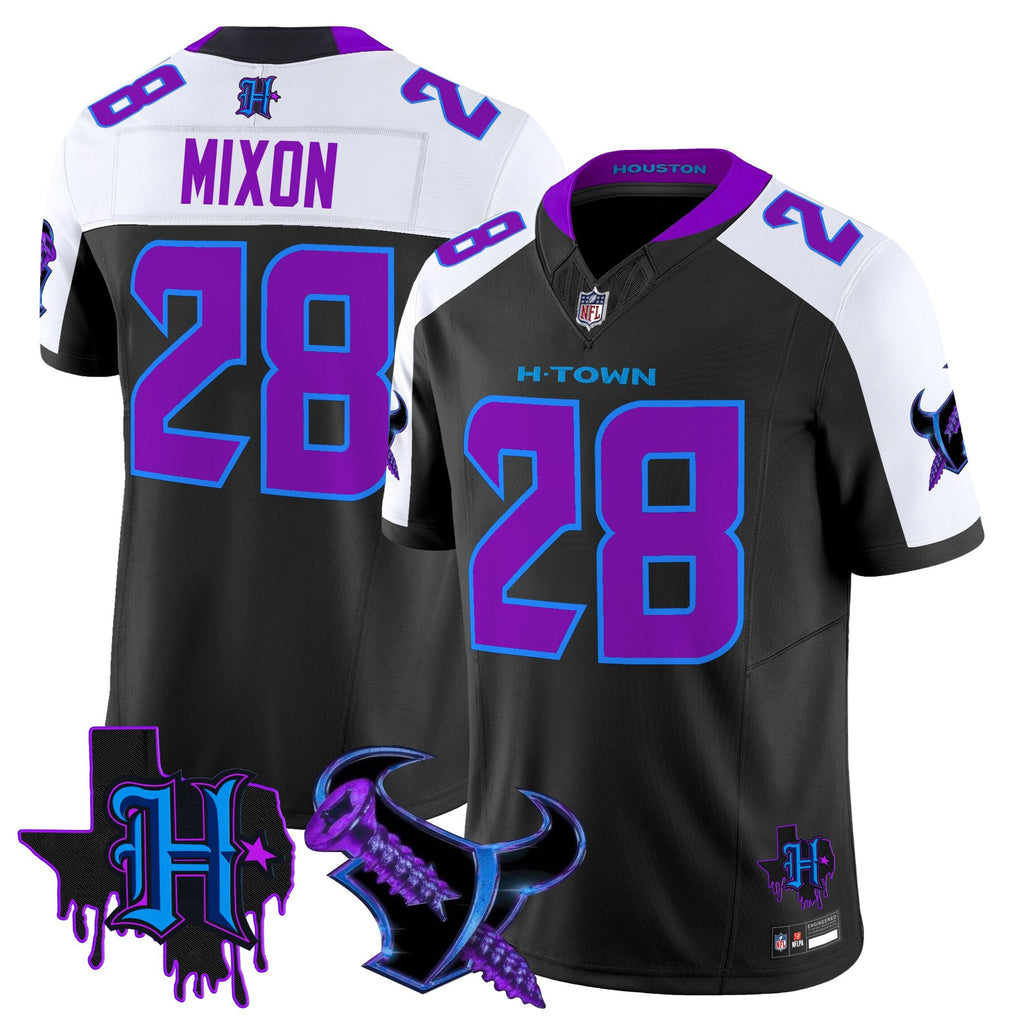 Men's Houston Texans DJ Screw Vapor Limited Jersey - All Stitched