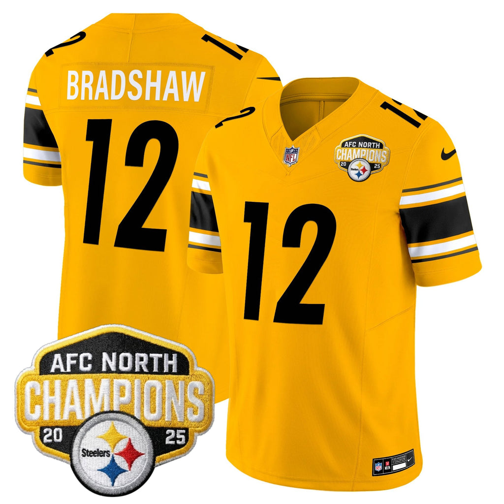 Men's Pittsburgh Steelers 2025 AFC North Division Champions Vapor Limited Jersey - All Stitched