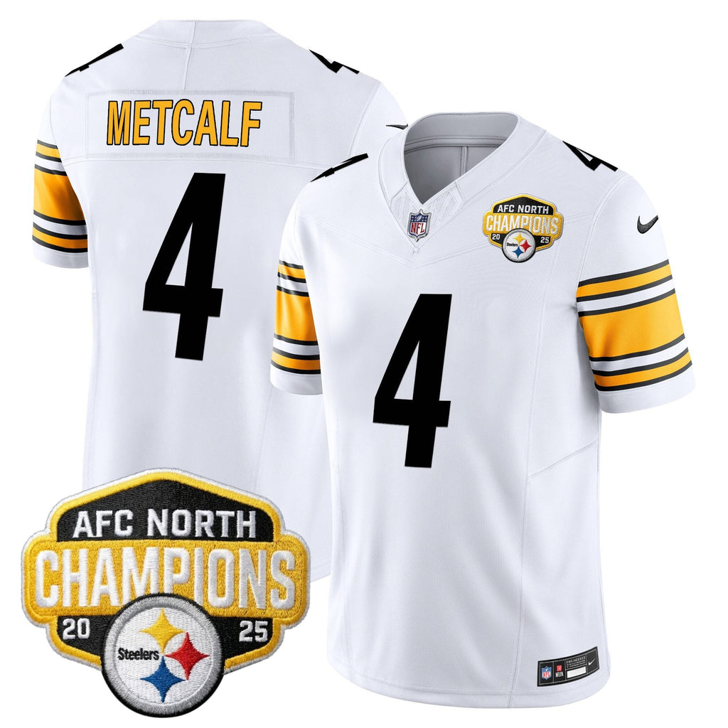 Men's Pittsburgh Steelers 2025 AFC North Division Champions Vapor Limited Jersey - All Stitched
