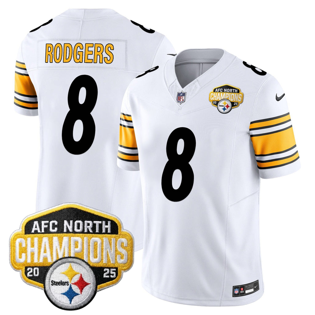 Men's Pittsburgh Steelers 2025 AFC North Division Champions Vapor Limited Jersey - All Stitched
