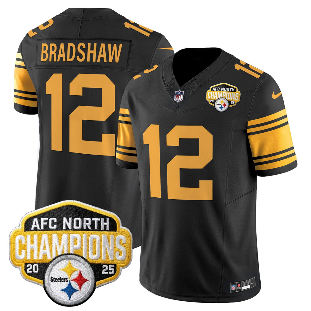 Men's Pittsburgh Steelers 2025 AFC North Division Champions Vapor Limited Jersey - All Stitched