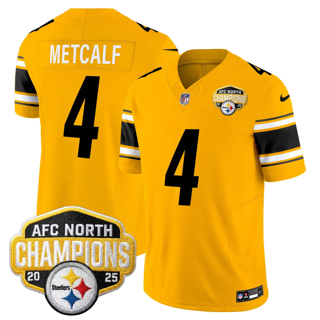Men's Pittsburgh Steelers 2025 AFC North Division Champions Vapor Limited Jersey - All Stitched