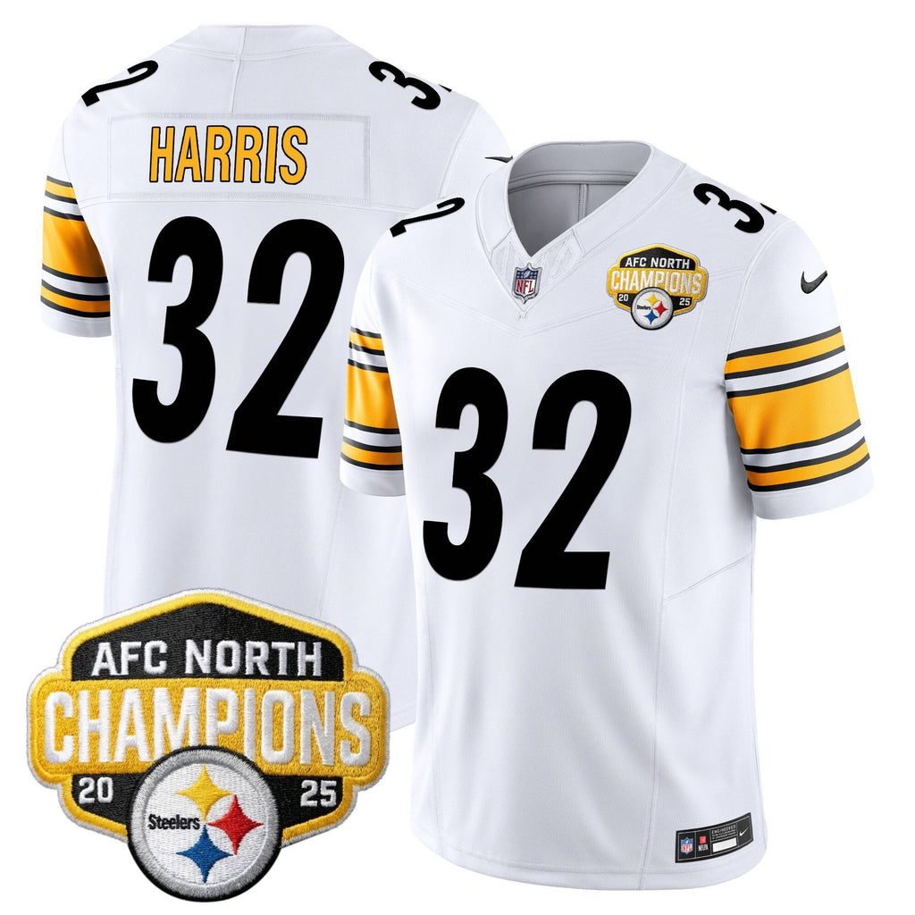 Men's Pittsburgh Steelers 2025 AFC North Division Champions Vapor Limited Jersey - All Stitched